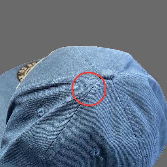 Harley-Davidson Men's H-D Felt Block Fitted Baseball Cap - Blue 99410-22VM NWT - Picture 7 of 9